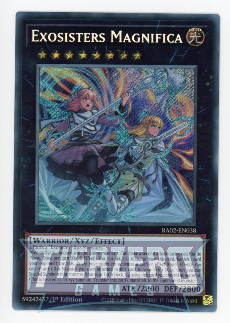 RA02-EN038 - Exosister Magnifica - Secret Rare - - Rarity Collection 2