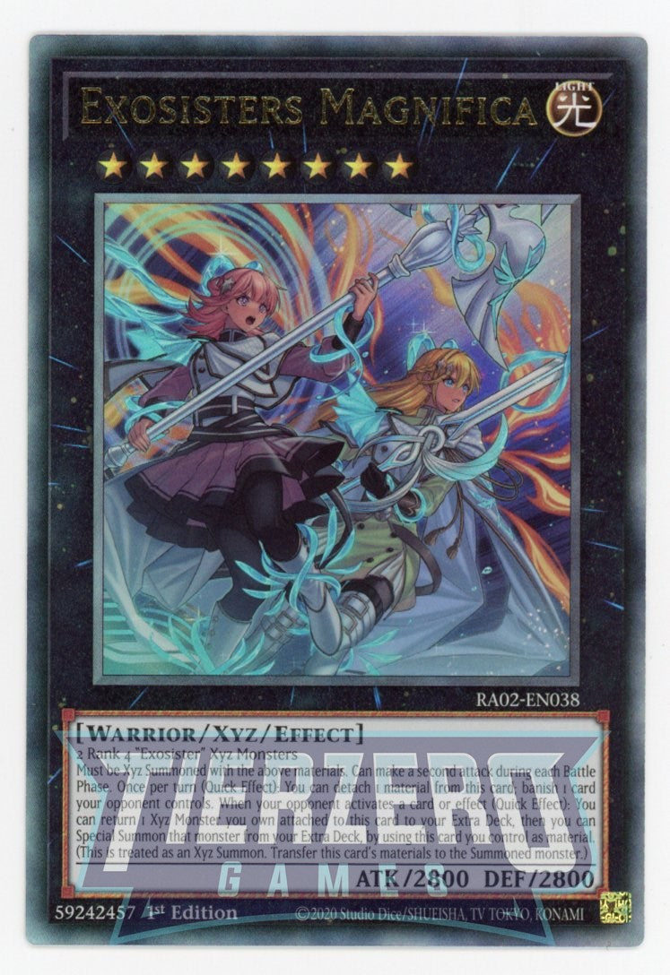 RA02-EN038 - Exosister Magnifica - Ultimate Rare - - Rarity Collection 2