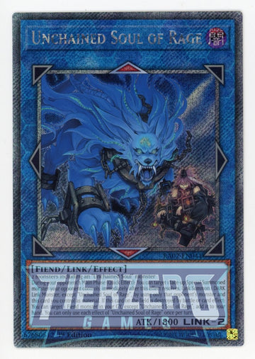 RA02-EN041 - Unchained Soul of Rage - Platinum Secret Rare - 25th Anniversary Rarity Collection II