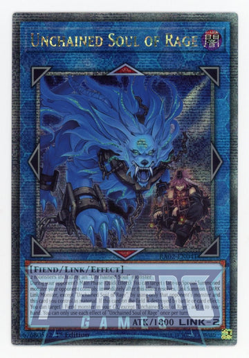 RA02-EN041 - Unchained Soul of Rage - Quarter Century Secret Rare - 25th Anniversary Rarity Collection II