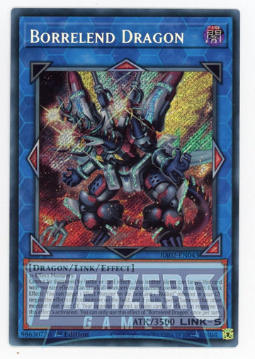 RA02-EN043 - Borrelend Dragon - Secret Rare - 25th Anniversary Rarity Collection II