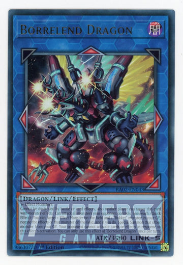 RA02-EN043 - Borrelend Dragon - Ultra Rare - 25th Anniversary Rarity Collection II