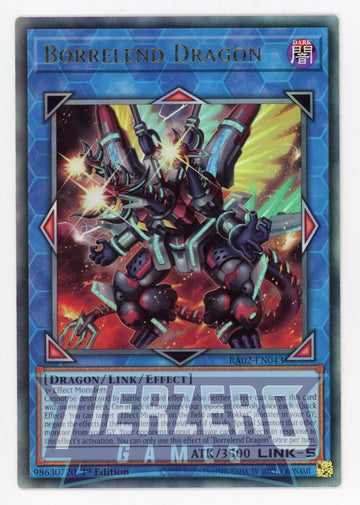 RA02-EN043 - Borrelend Dragon - Ultimate Rare - 25th Anniversary Rarity Collection II