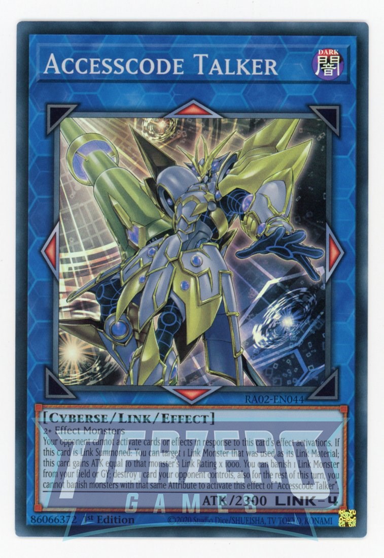 RA02-EN044 - Accesscode Talker - Super Rare - - Rarity Collection 2