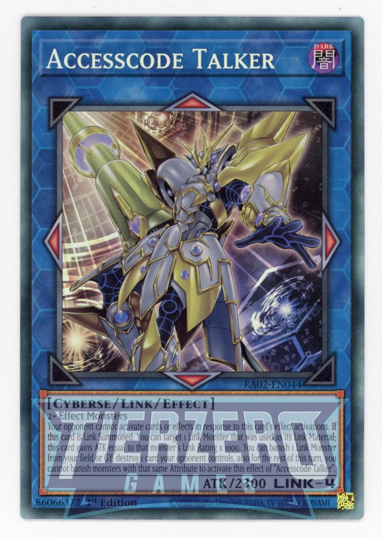 RA02-EN044 - Accesscode Talker - Collector's Rare - - Rarity Collection 2