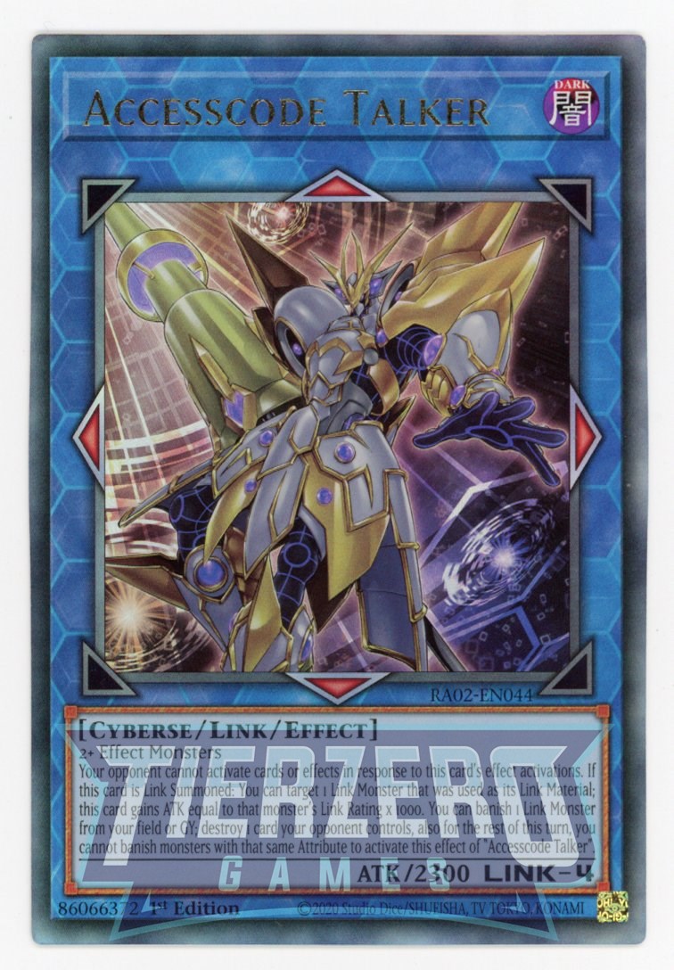 RA02-EN044 - Accesscode Talker - Ultimate Rare - - Rarity Collection 2