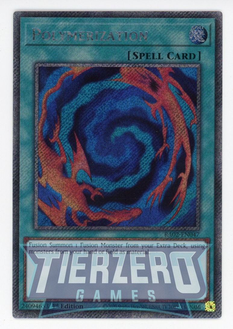 RA02-EN047 - Polymerization - Platinum Secret Rare - - Rarity Collection 2