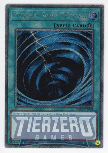 RA02-EN048 - Mystical Space Typhoon - Platinum Secret Rare - 25th Anniversary Rarity Collection II