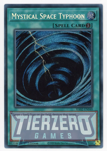 RA02-EN048 - Mystical Space Typhoon - Secret Rare - 25th Anniversary Rarity Collection II