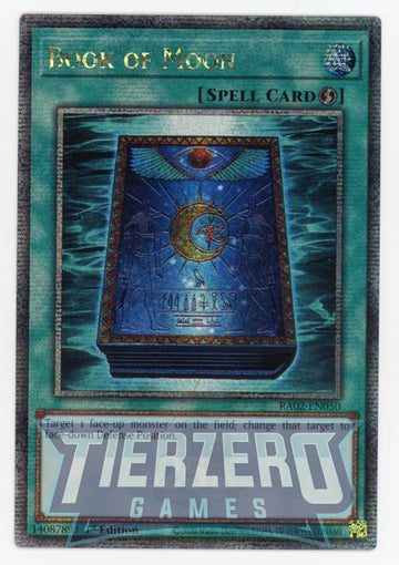 RA02-EN050 - Book of Moon - Quarter Century Secret Rare - 25th Anniversary Rarity Collection II