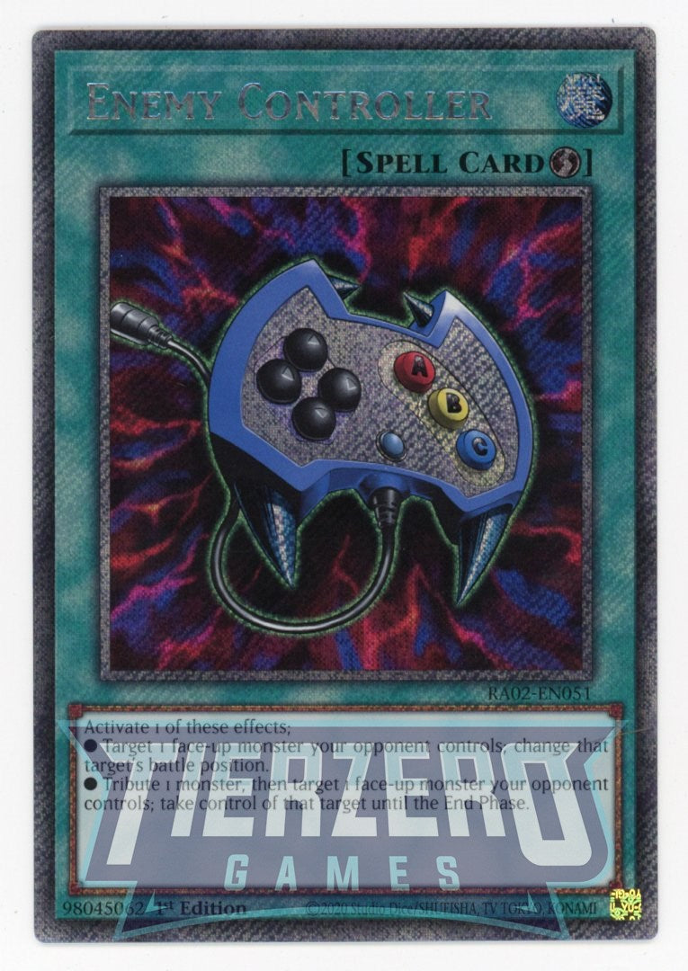 RA02-EN051 - Enemy Controller - Platinum Secret Rare - - Rarity Collection 2