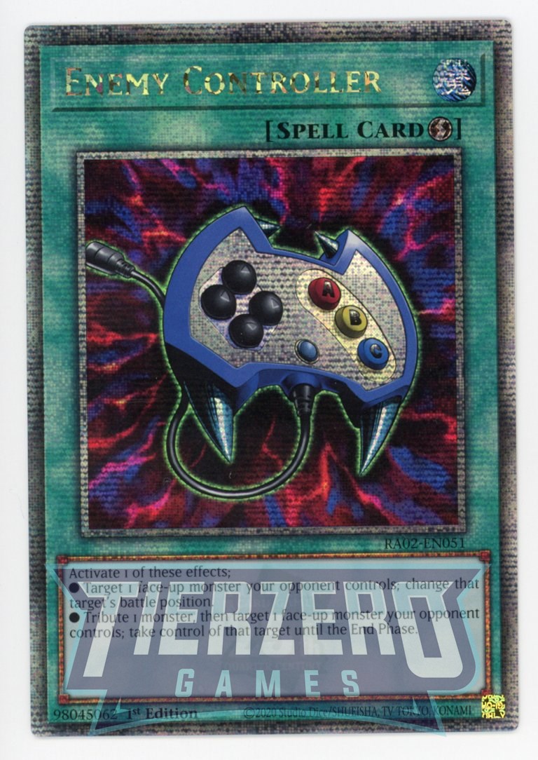 RA02-EN051 - Enemy Controller - Quarter Century Secret Rare - - Rarity Collection 2