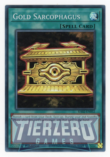RA02-EN052 - Gold Sarcophagus - Super Rare - 25th Anniversary Rarity Collection II
