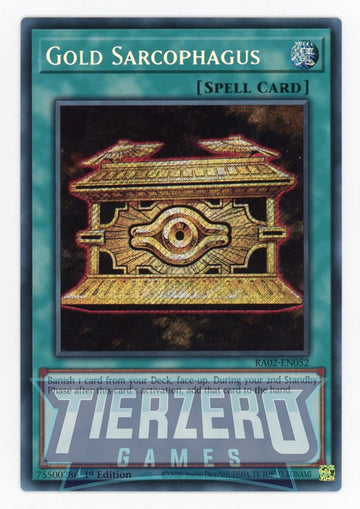 RA02-EN052 - Gold Sarcophagus - Secret Rare - 25th Anniversary Rarity Collection II