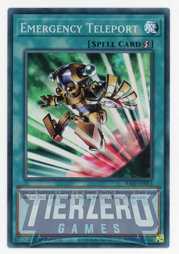 RA02-EN053 - Emergency Teleport - Super Rare - 25th Anniversary Rarity Collection II