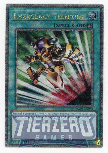 RA02-EN053 - Emergency Teleport - Quarter Century Secret Rare - 25th Anniversary Rarity Collection II