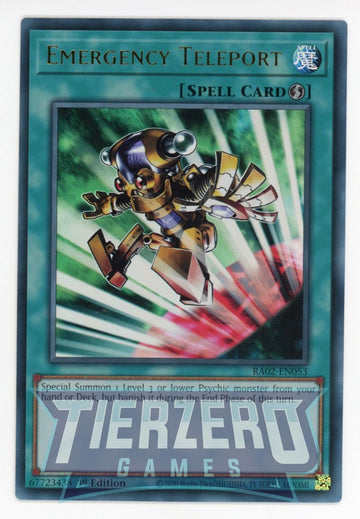 RA02-EN053 - Emergency Teleport - Ultra Rare - 25th Anniversary Rarity Collection II