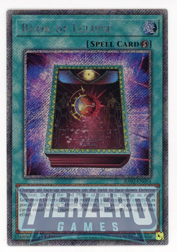 RA02-EN054 - Book of Eclipse - Platinum Secret Rare - 25th Anniversary Rarity Collection II