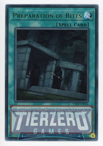 RA02-EN056 - Preparation of Rites (UR) - Ultra Rare - 25th Anniversary Rarity Collection II