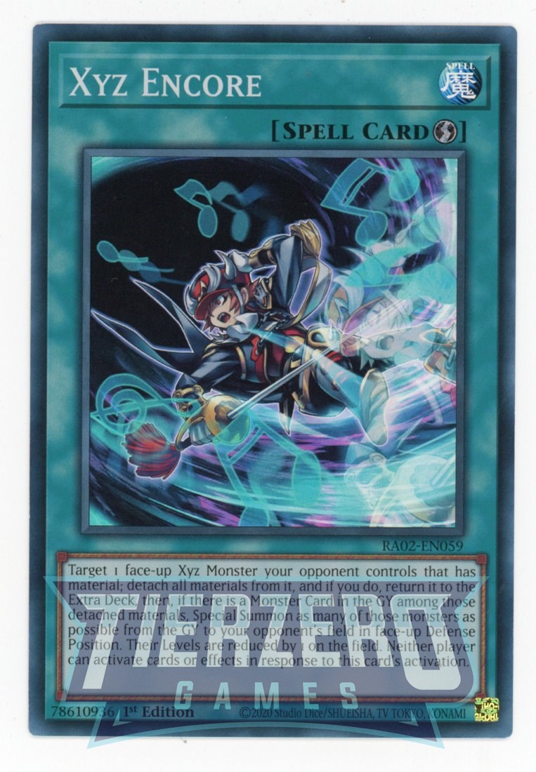 RA02-EN059 - Xyz Encore - Super Rare - - Rarity Collection 2