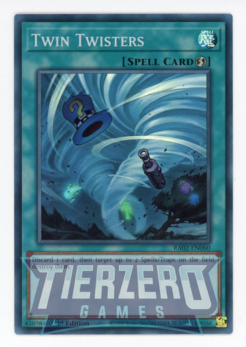 RA02-EN060 - Twin Twisters - Super Rare - 25th Anniversary Rarity Collection II