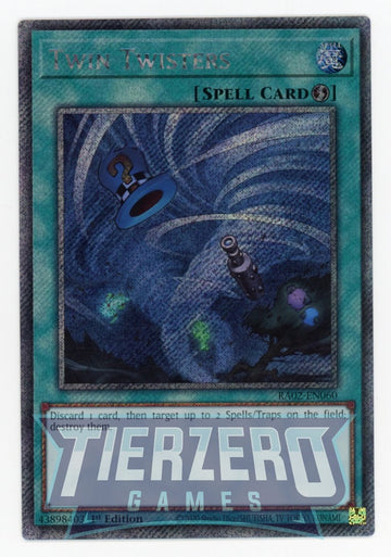 RA02-EN060 - Twin Twisters - Platinum Secret Rare - 25th Anniversary Rarity Collection II
