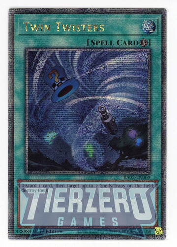 RA02-EN060 - Twin Twisters - Quarter Century Secret Rare - 25th Anniversary Rarity Collection II