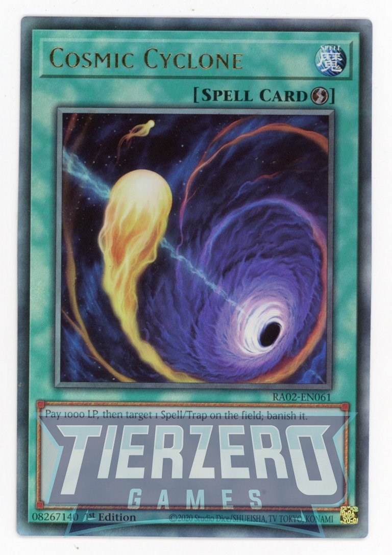 RA02-EN061 - Cosmic Cyclone - Ultimate Rare - - Rarity Collection 2