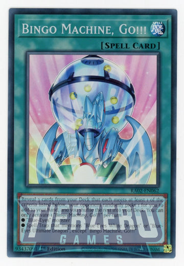 RA02-EN062 - Bingo Machine, Go!!! - Super Rare - 25th Anniversary Rarity Collection II