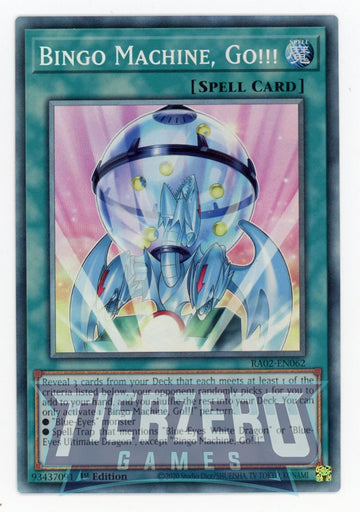 RA02-EN062 - Bingo Machine, Go!!! - Collector's Rare - 25th Anniversary Rarity Collection II