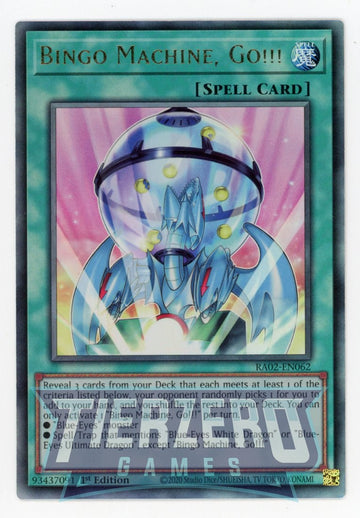 RA02-EN062 - Bingo Machine, Go!!! - Ultimate Rare - 25th Anniversary Rarity Collection II