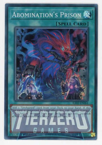 RA02-EN064 - Abomination's Prison - Super Rare - 25th Anniversary Rarity Collection II