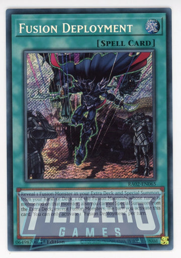 RA02-EN065 - Fusion Deployment - Secret Rare - 25th Anniversary Rarity Collection II