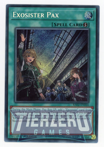 RA02-EN066 - Exosister Pax - Secret Rare - 25th Anniversary Rarity Collection II
