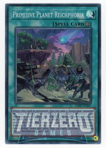 RA02-EN067 - Primitive Planet Reichphobia - Super Rare - 25th Anniversary Rarity Collection II