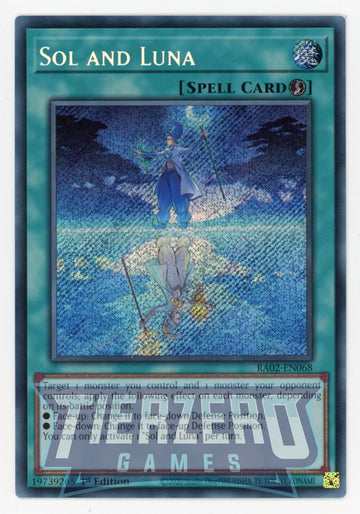RA02-EN068 - Sol and Luna - Secret Rare - 25th Anniversary Rarity Collection II