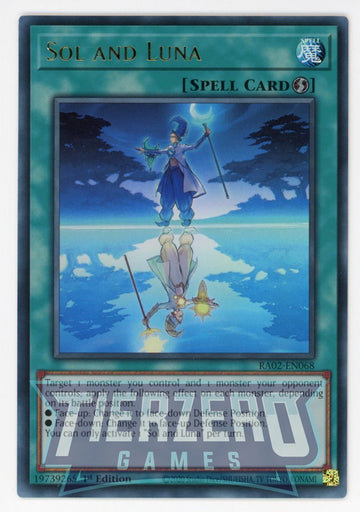 RA02-EN068 - Sol and Luna - Ultra Rare - 25th Anniversary Rarity Collection II