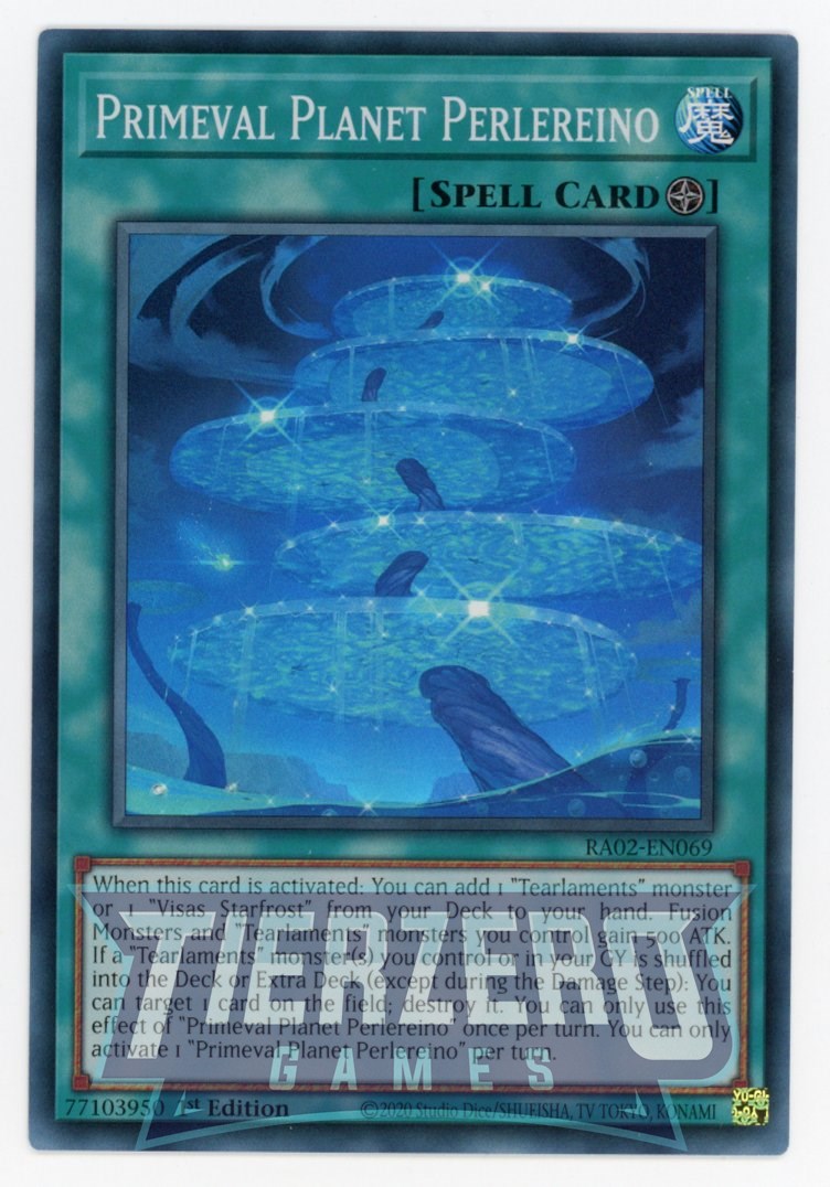 RA02-EN069 - Primeval Planet Perlereino - Super Rare - - Rarity Collection 2