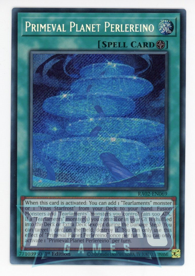 RA02-EN069 - Primeval Planet Perlereino - Secret Rare - - Rarity Collection 2