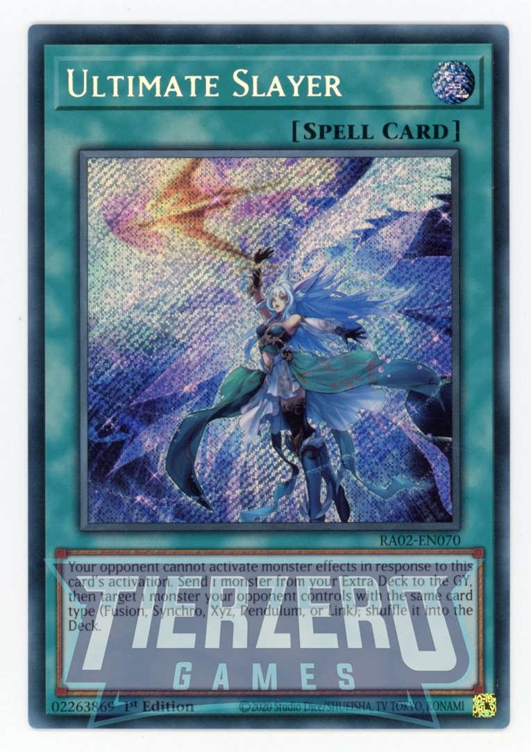 RA02-EN070 - Ultimate Slayer - Secret Rare - - Rarity Collection 2