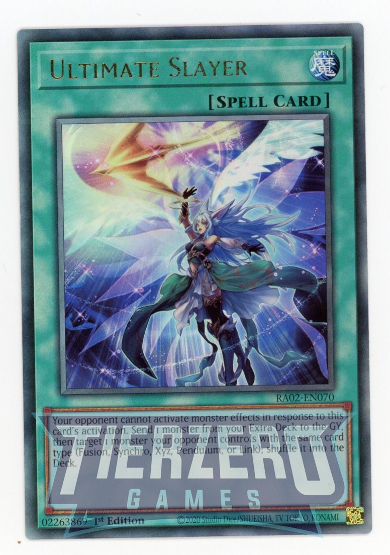 RA02-EN070 - Ultimate Slayer - Ultimate Rare - - Rarity Collection 2