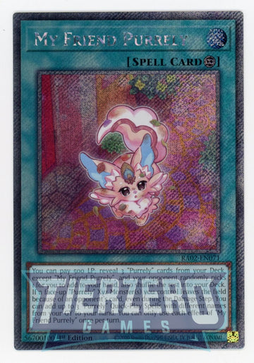 RA02-EN071 - My Friend Purrely - Platinum Secret Rare - 25th Anniversary Rarity Collection II