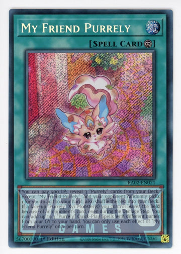 RA02-EN071 - My Friend Purrely - Secret Rare - 25th Anniversary Rarity Collection II