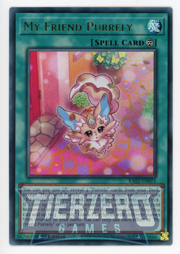 RA02-EN071 - My Friend Purrely - Ultra Rare - 25th Anniversary Rarity Collection II
