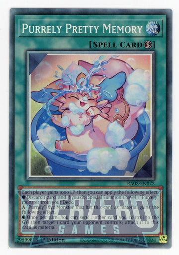 RA02-EN072 - Purrely Pretty Memory - Collector's Rare - 25th Anniversary Rarity Collection II