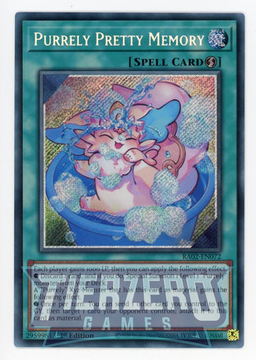 RA02-EN072 - Purrely Pretty Memory - Secret Rare - 25th Anniversary Rarity Collection II