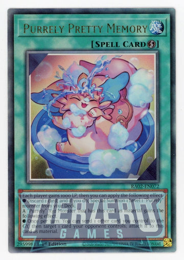 RA02-EN072 - Purrely Pretty Memory - Ultimate Rare - 25th Anniversary Rarity Collection II