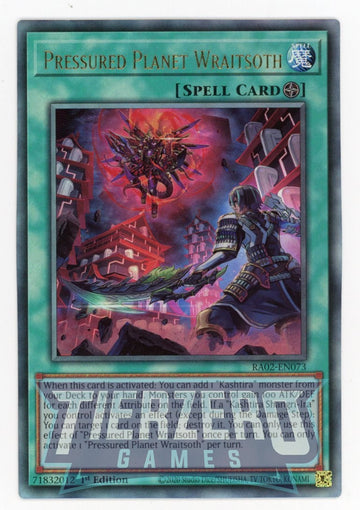 RA02-EN073 - Pressured Planet Wraitsoth (PUR) - Ultimate Rare - 25th Anniversary Rarity Collection II