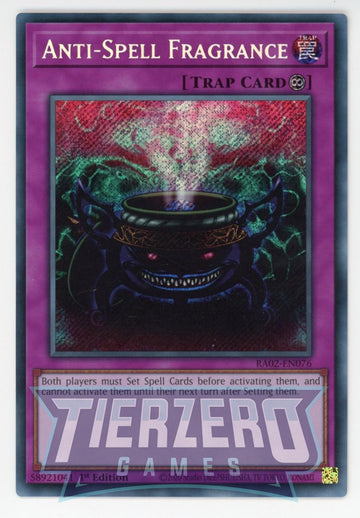 RA02-EN076 - Anti-Spell Fragrance - Secret Rare - 25th Anniversary Rarity Collection II