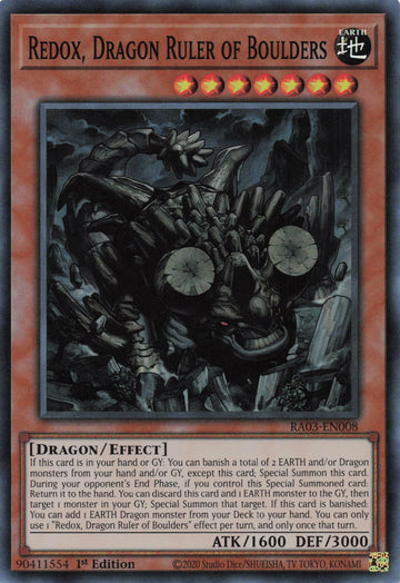 RA03-EN008 - Redox, Dragon Ruler of Boulders - Super Rare - Quarter Century Bonanza